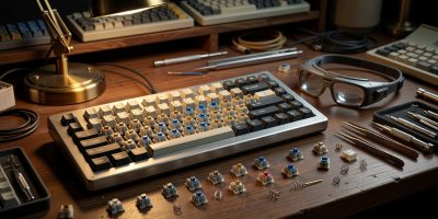 Mechanical keyboard switches and precise tactile editing setup